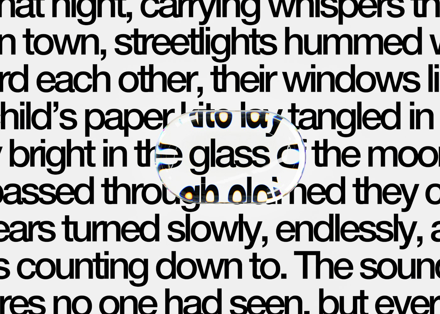 A magnifying glass held over printed text, representing close analysis of writing patterns
