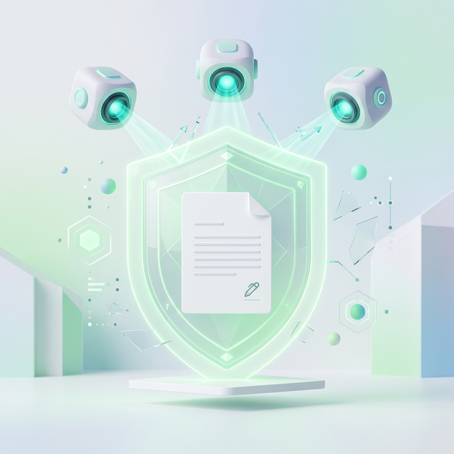 Shield protecting content from AI detectors